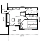 アパート Haus Bergblick *