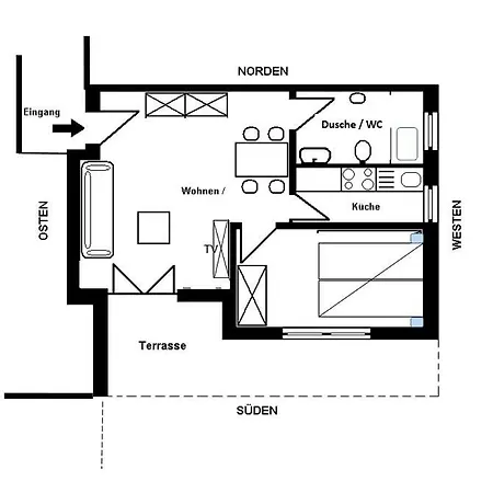 شقة Haus Bergblick *