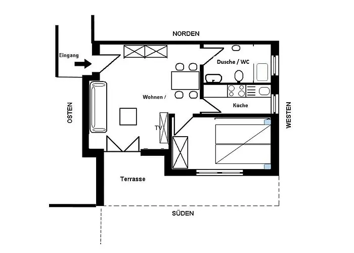 公寓 Haus Bergblick *